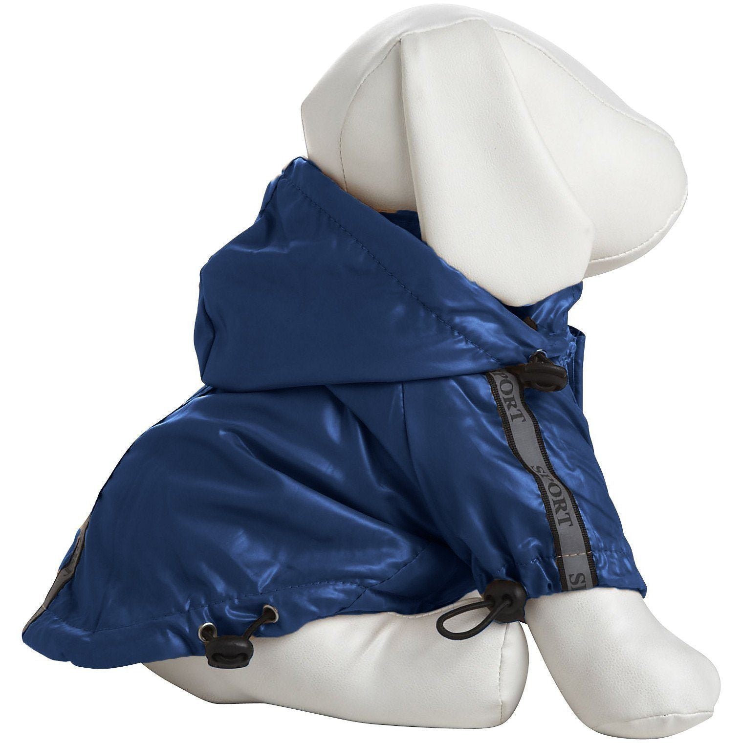 Reflecta-Sport Windbreaker Dog Raincoat Jacket with Removable Hood