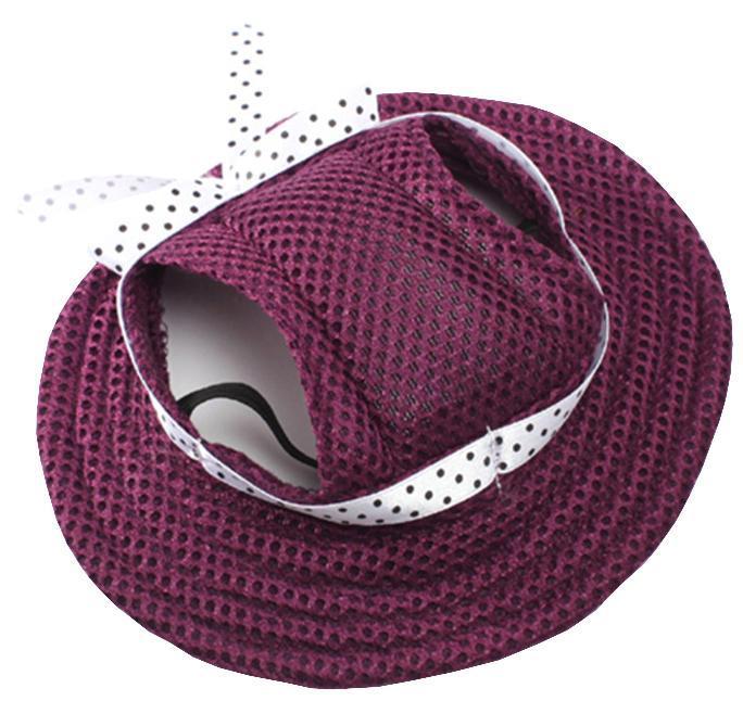 Sea Spot Mesh Brimmed Dog Hat with UV Protection