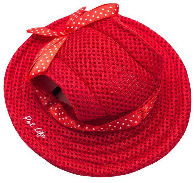 Sea Spot Mesh Brimmed Dog Hat with UV Protection