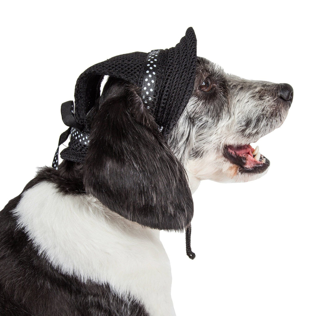 Sea Spot Mesh Brimmed Dog Hat with UV Protection