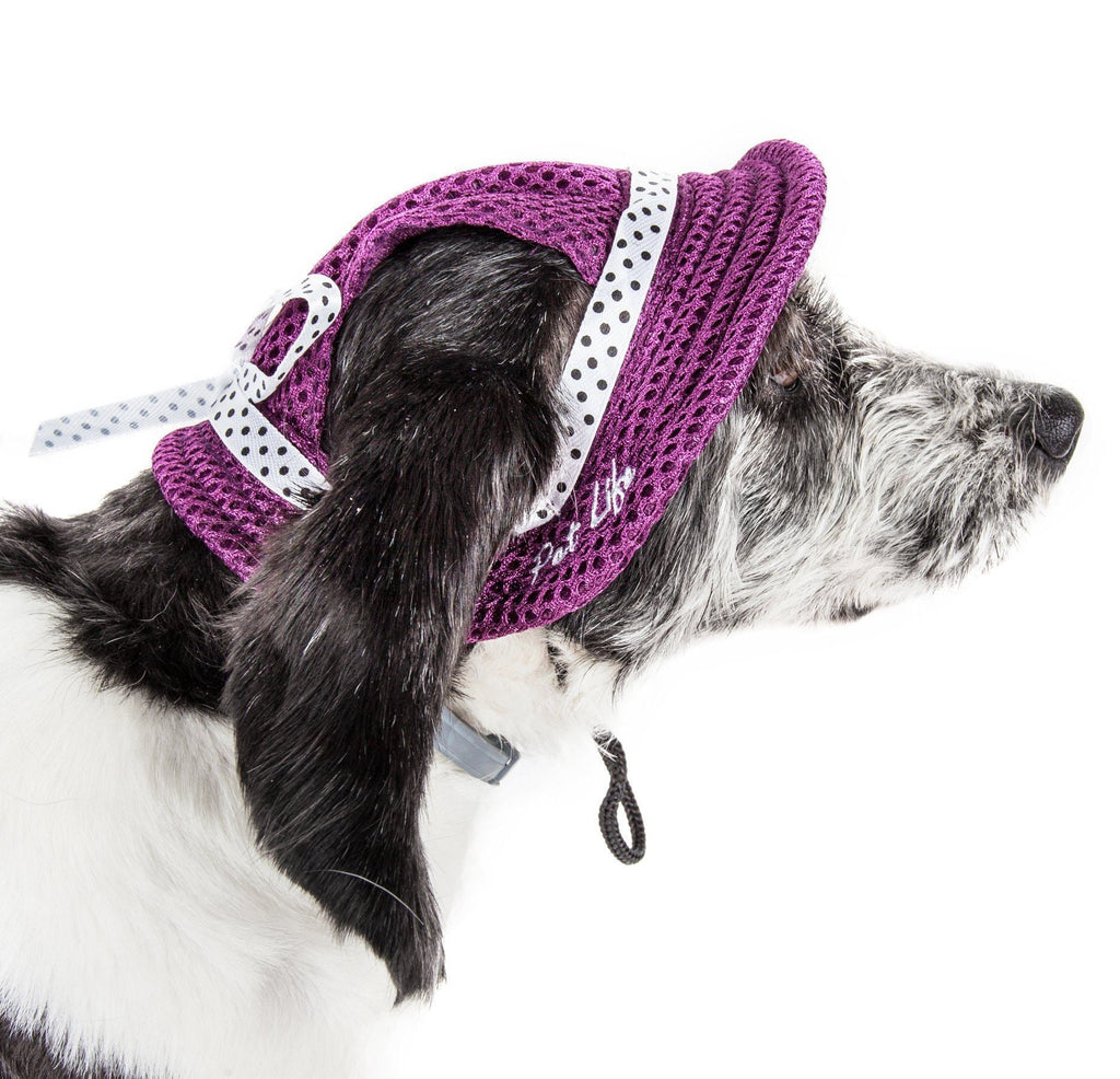 Sea Spot Mesh Brimmed Dog Hat with UV Protection