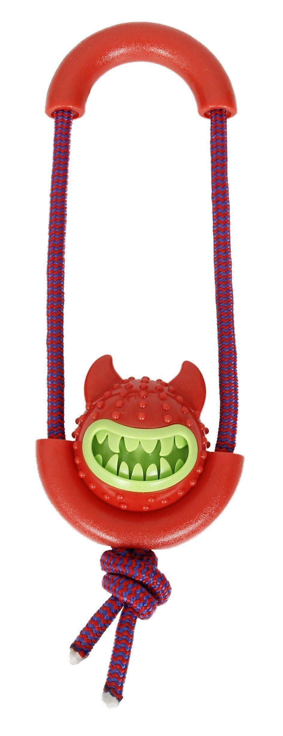 Interactive Treat-Dispensing Dog Toy with Squeaker, 12.6"