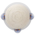 Circular Sisal Rope Cat Scratcher with Suction Cups and Wall Mount