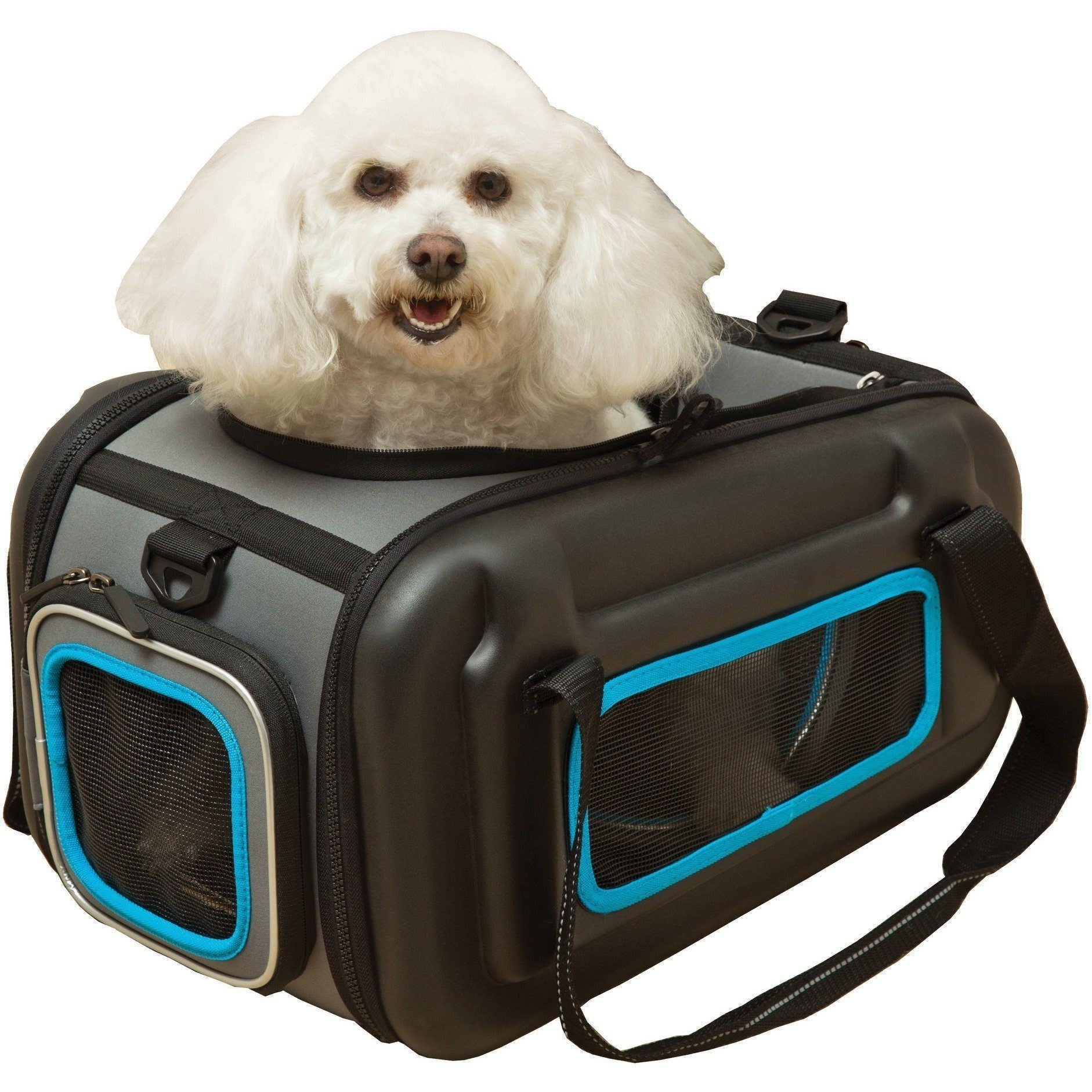 Airline Approved Collapsible Pet Carrier, Lightweight, 17" x 11" x 10"