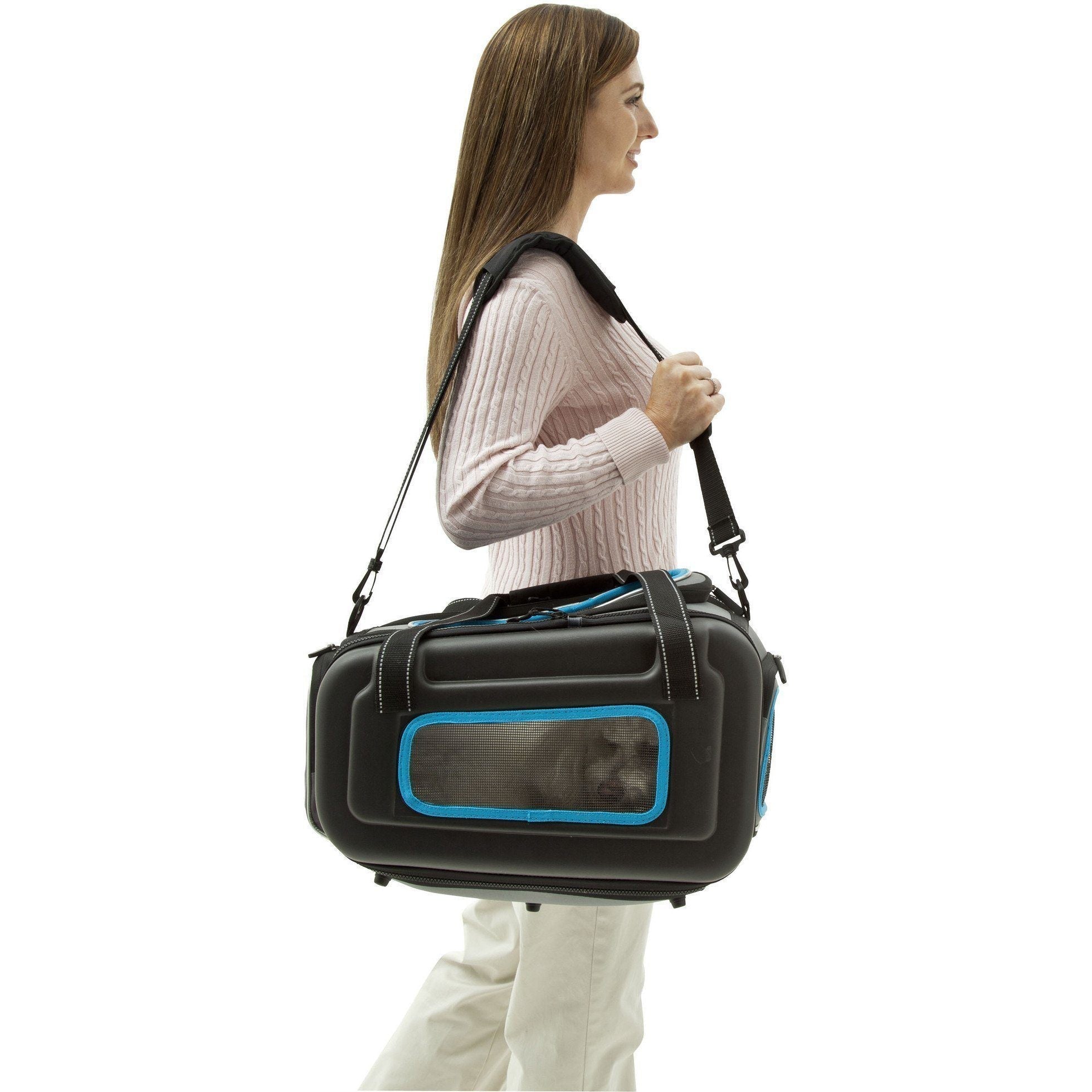 Airline Approved Collapsible Pet Carrier, Lightweight, 17" x 11" x 10"
