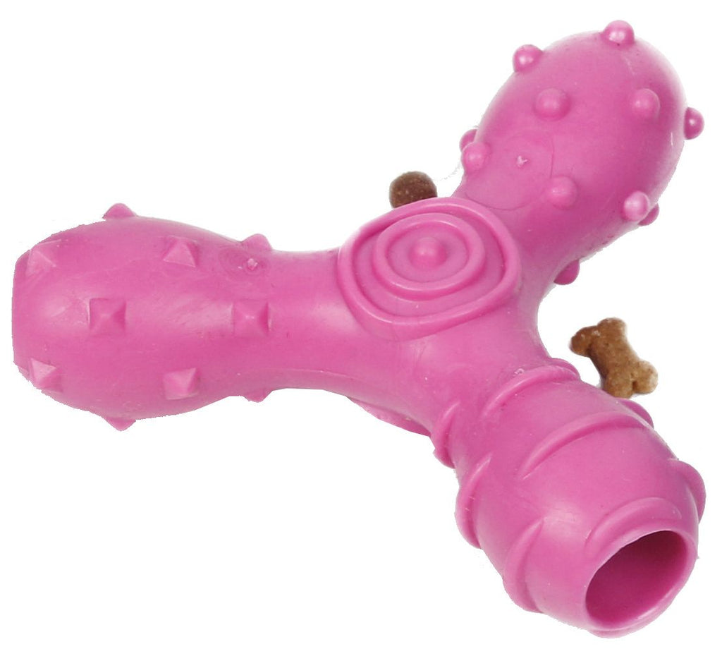 Tri-Chew TPR Treat Dispensing Interactive Dog Toy