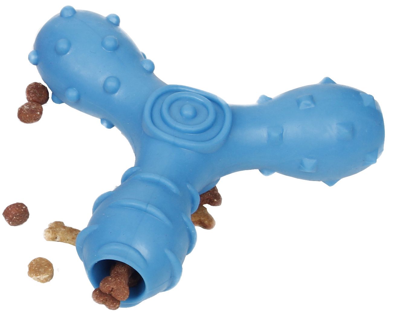 Tri-Chew TPR Treat Dispensing Interactive Dog Toy