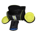 Hands-Free Pet Belt with Expandable Bowls and Storage Pouches