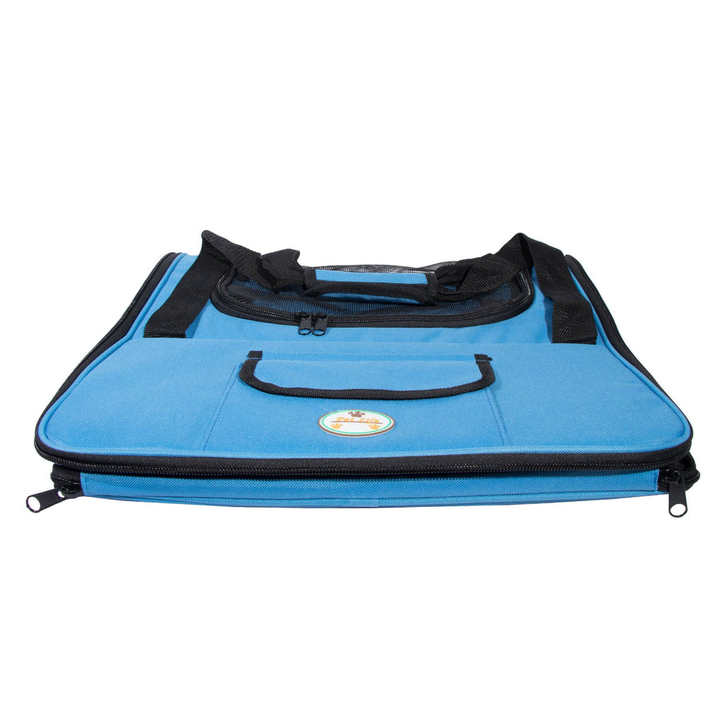 Collapsible Dog Car Seat Carrier with Mesh Sunroof, Small Size