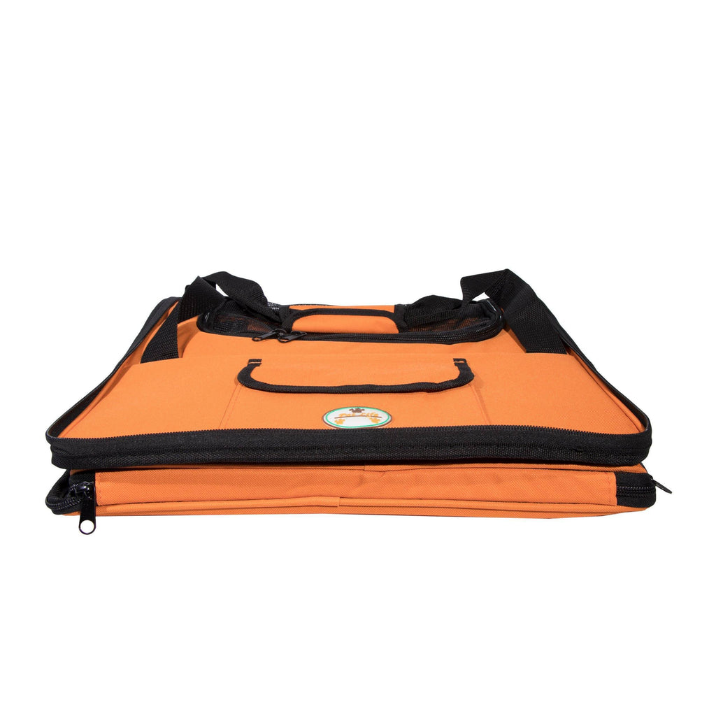 Collapsible Dog Car Seat Carrier with Mesh Sunroof, Small Size