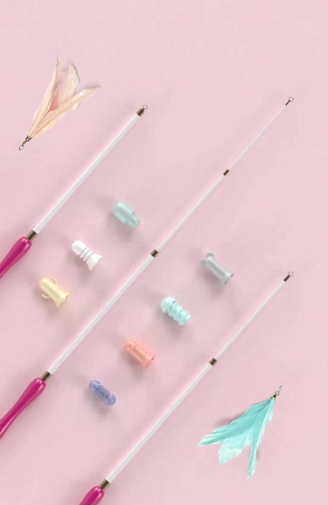 Wander-cat Customizable Extendable Cat Teaser with Laser