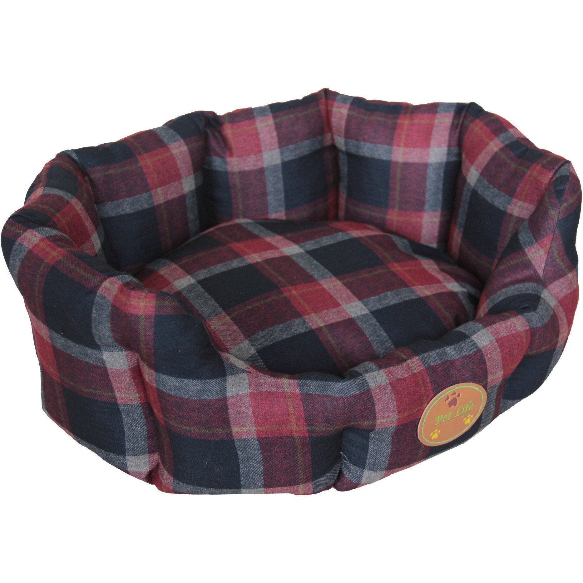 Wick-Away Nano-Silver Anti-Bacterial Pet Bed with Removable Cushion