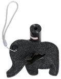Fleece Elephant Waste Bag Dispenser with Safety Rope, 2 Rolls Included