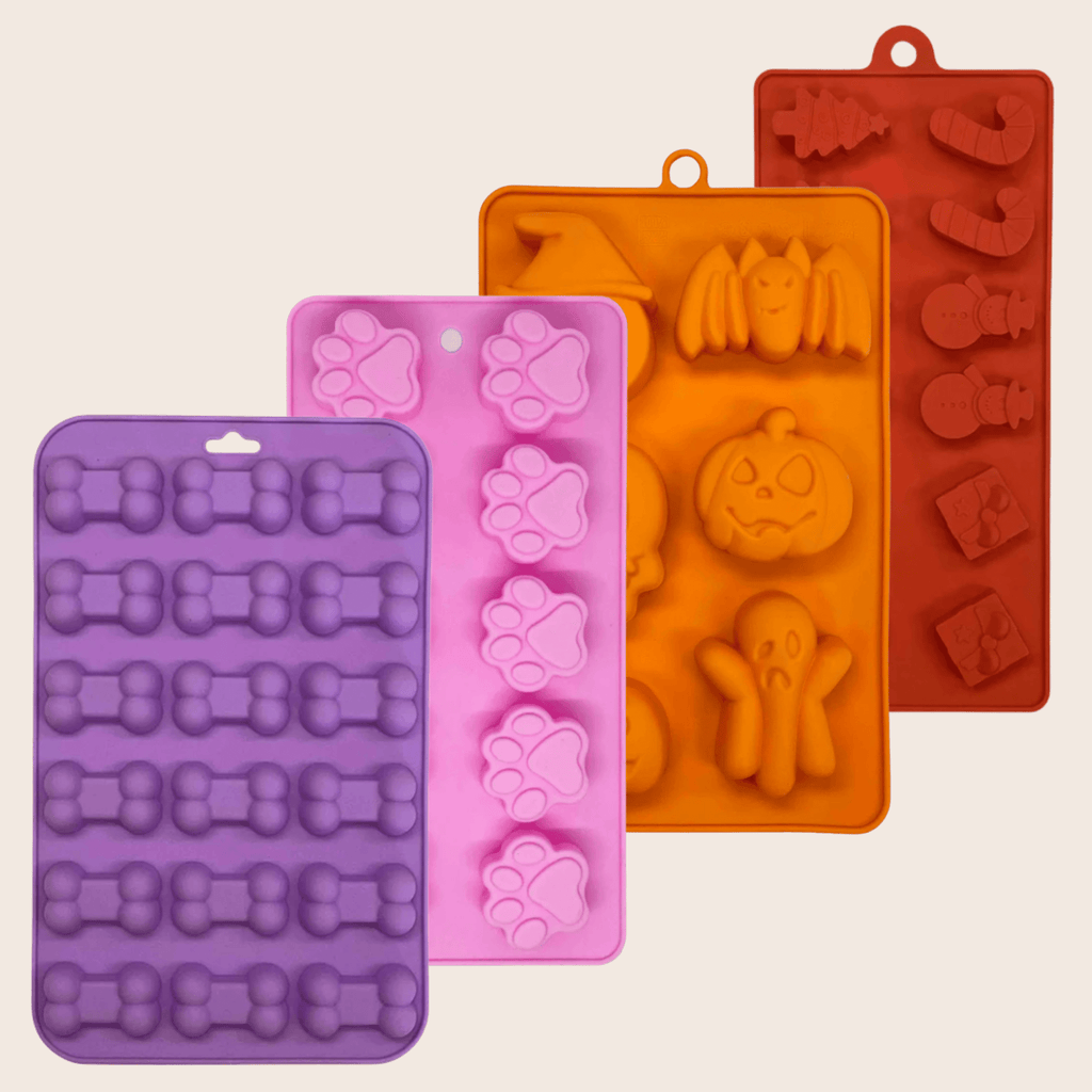 Silicone Treat Mold for Homemade Dog and Cat Snacks, 4.25" x 6.75"