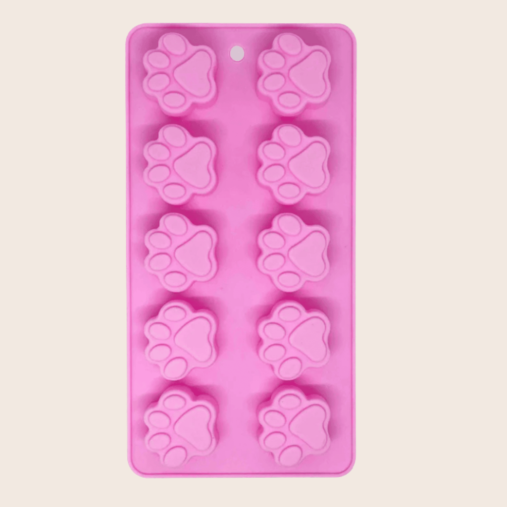 Silicone Treat Mold for Homemade Dog and Cat Snacks, 4.25" x 6.75"