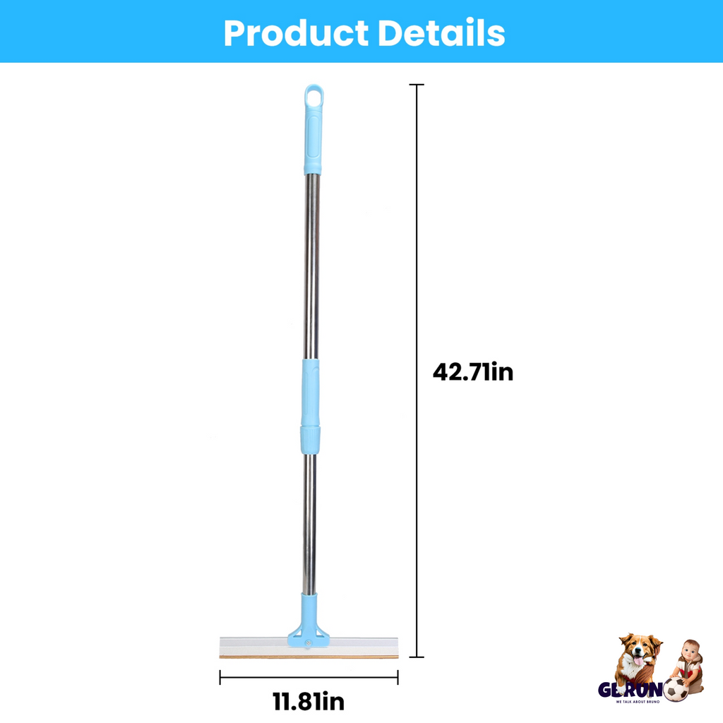 Pet Hair Removal Rake with Telescopic Handle