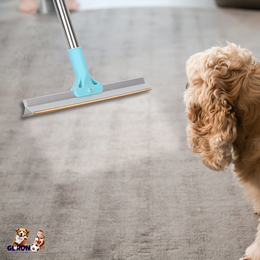 Pet Hair Removal Rake with Telescopic Handle