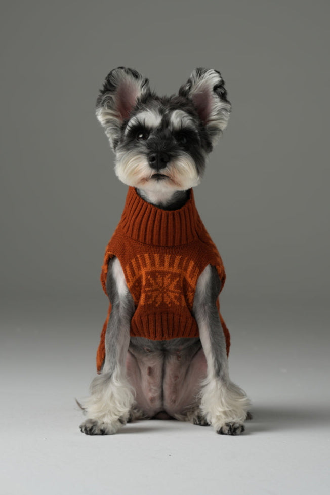 Cozy Knit Pet Sweater in Breathable Acrylic Fiber, Six Sizes