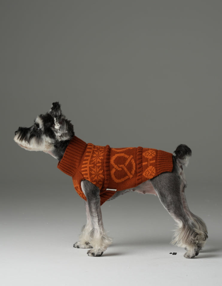 Cozy Knit Pet Sweater in Breathable Acrylic Fiber, Six Sizes