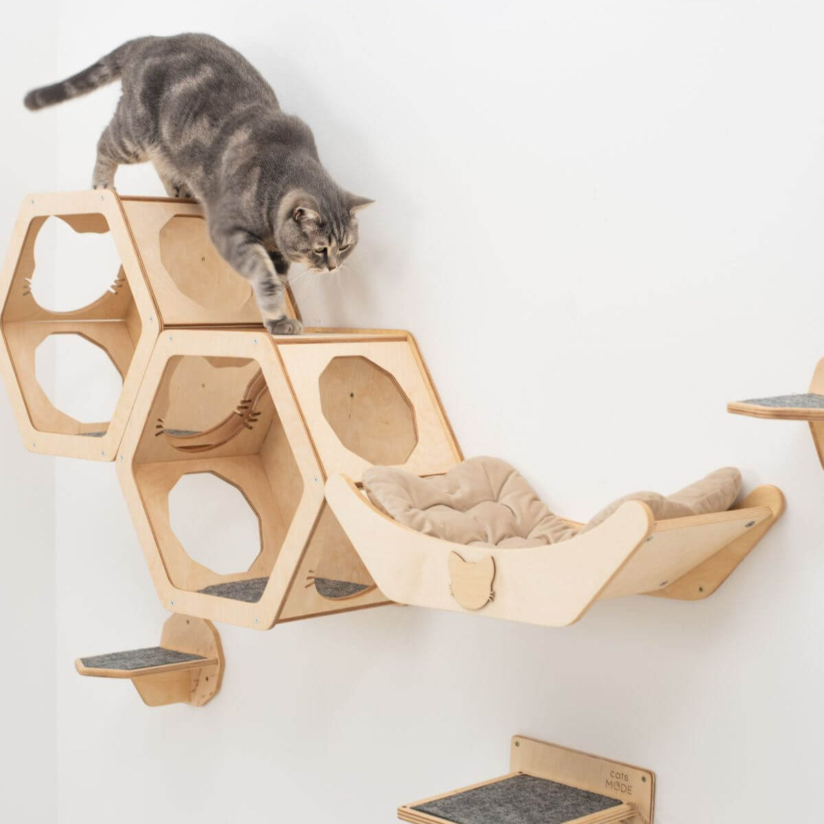 Enjoy The Wood Cat Sleeping Pillow and Play Cushion
