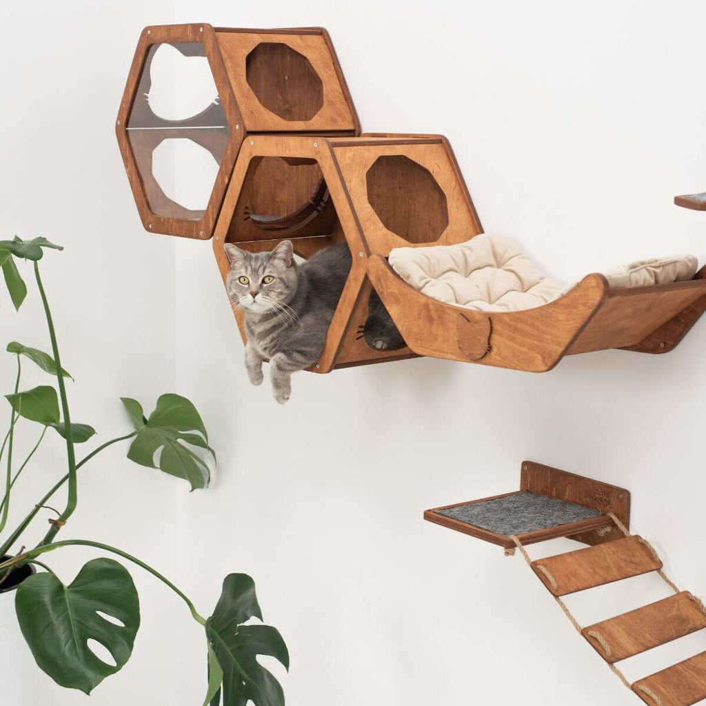 Enjoy The Wood Cat Sleeping Pillow and Play Cushion