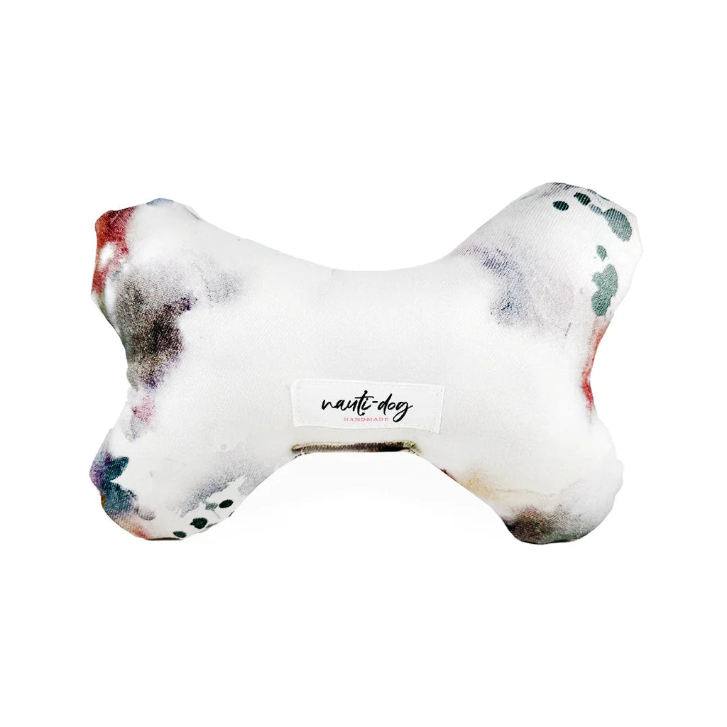 Lucky Brand Designer Denim Dog Toy with Squeaker – Whale, Bone, or Bumper