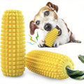 Puppy Dog Chew Toy with Squeaker, Textured Corn Shape, 5.8 Inch