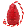 USA-K9 Grenade Rubber Dog Chew Toy, Large (30-60 lbs)
