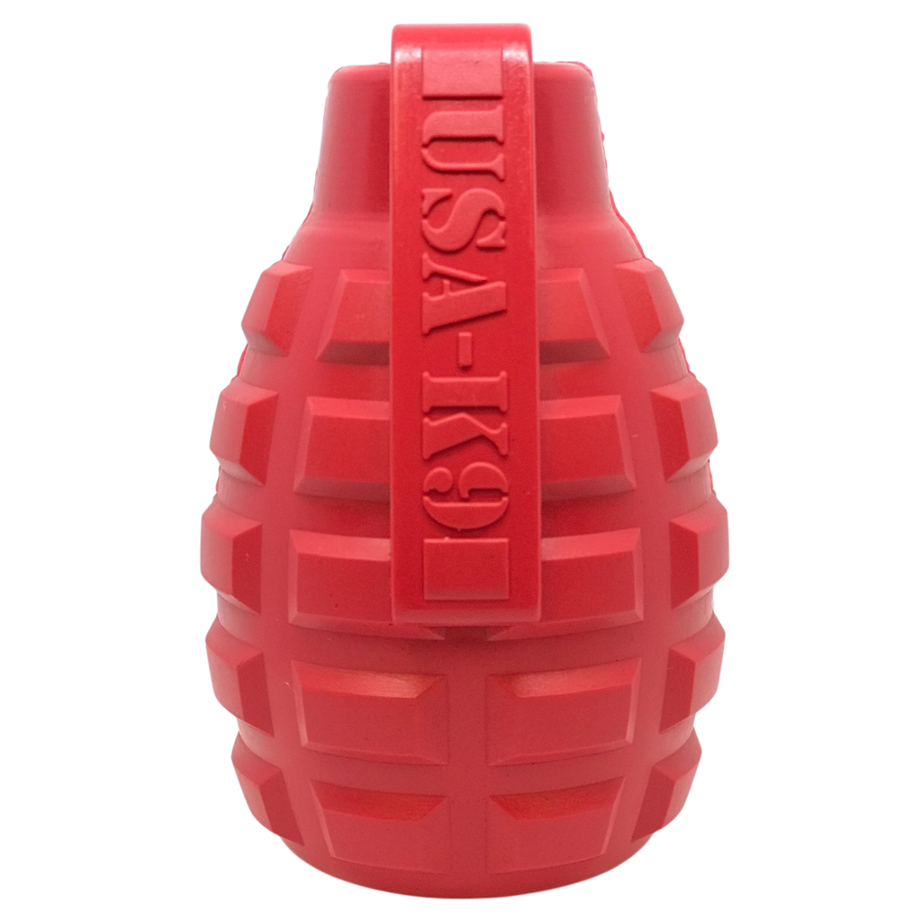 USA-K9 Grenade Ultra-Durable Rubber Dog Chew Toy