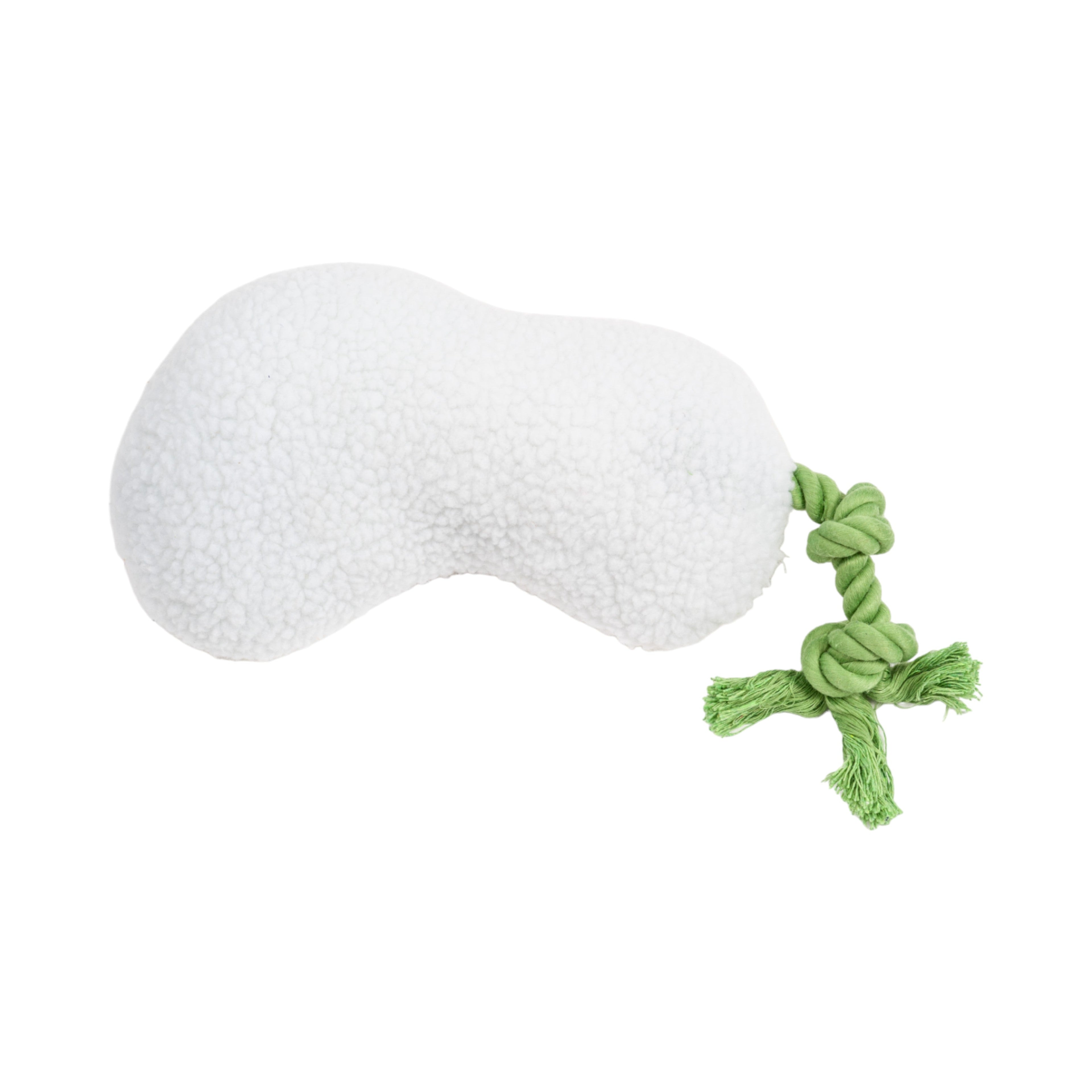 Retro Army Motorcycle Plush Dog Toy with Rope Handle, Medium/Large