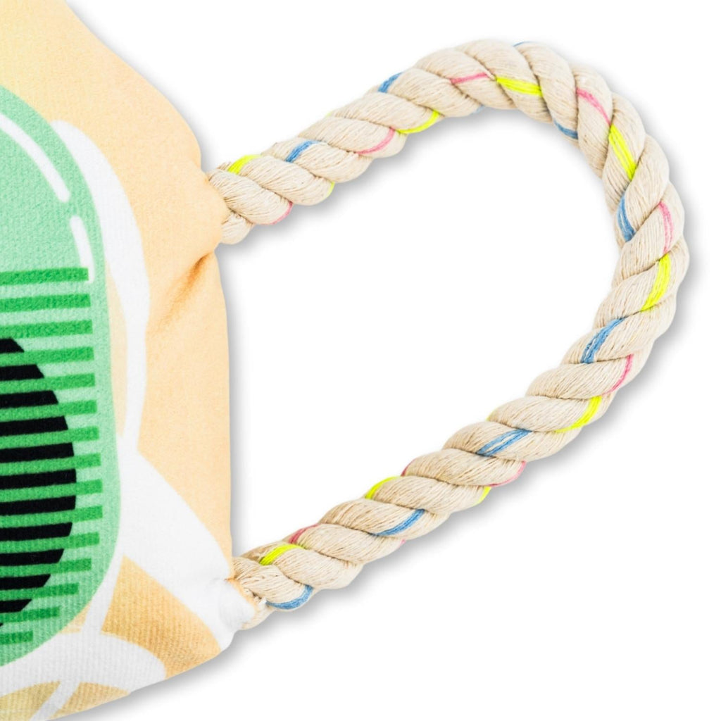 Retro Boombox Plush Dog Toy with Squeaker and Crinkle