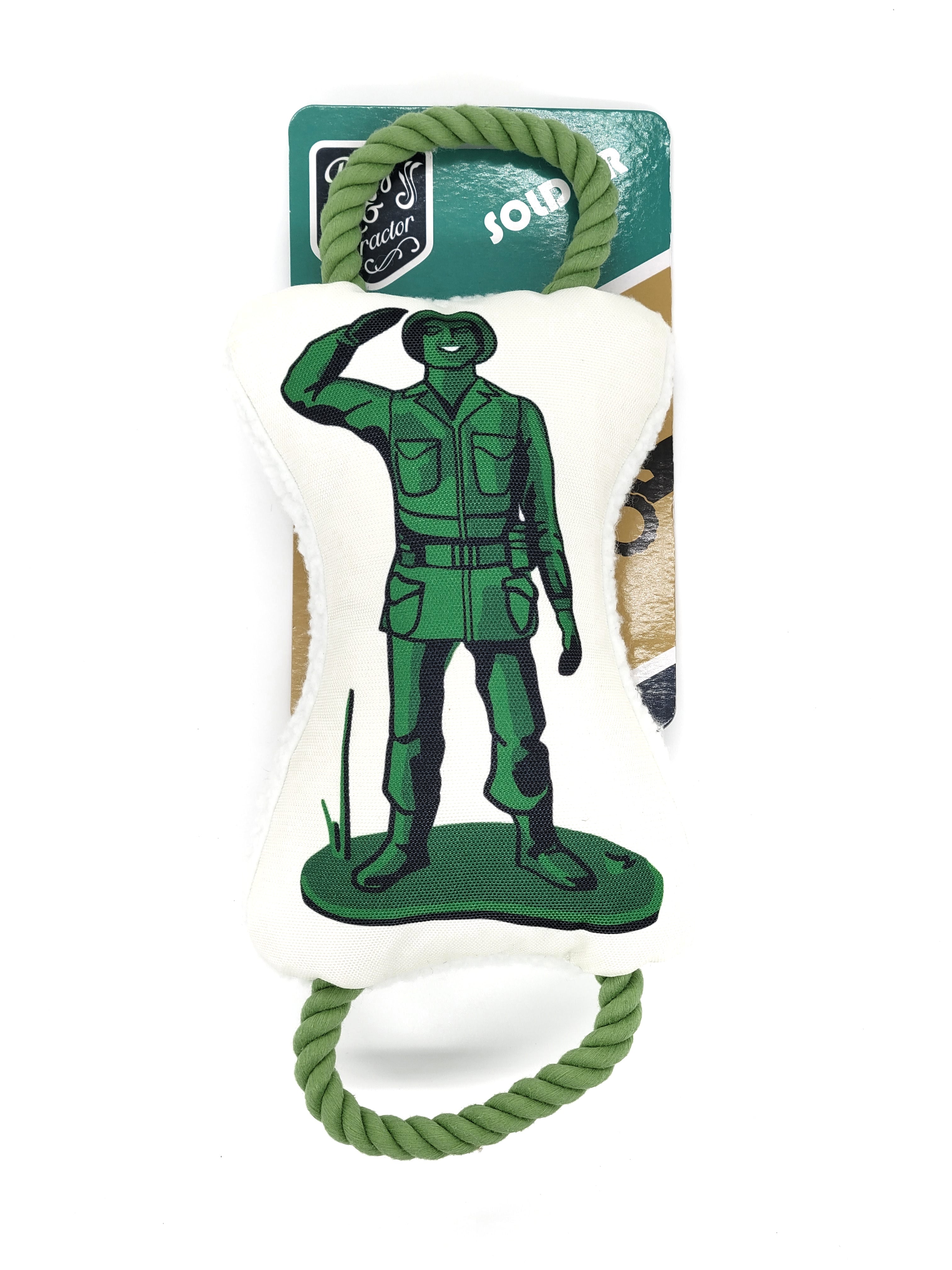 Soldier Retro Action Dog Toy for Medium and Large Breeds