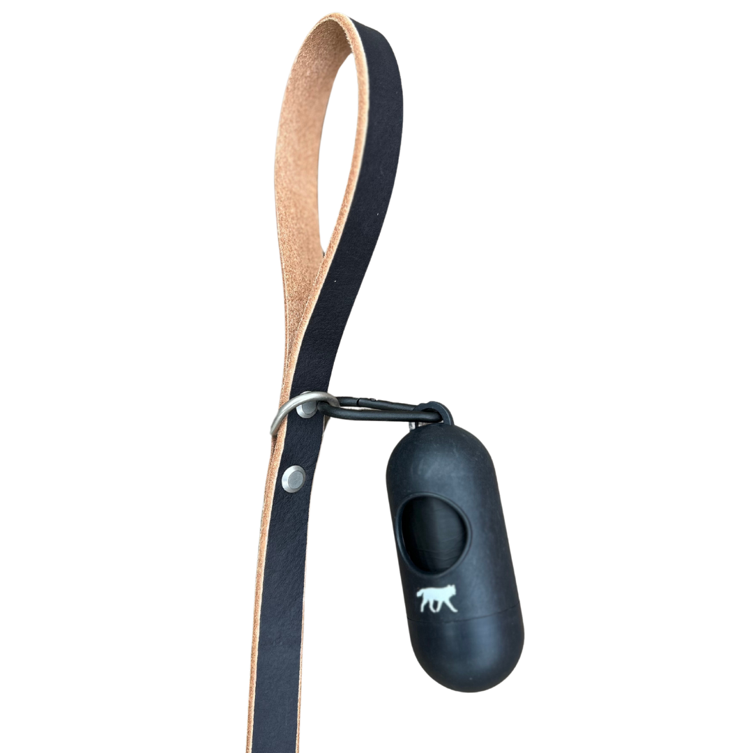 Bamboo Fiber Dog Poop Bag Dispenser with Clip