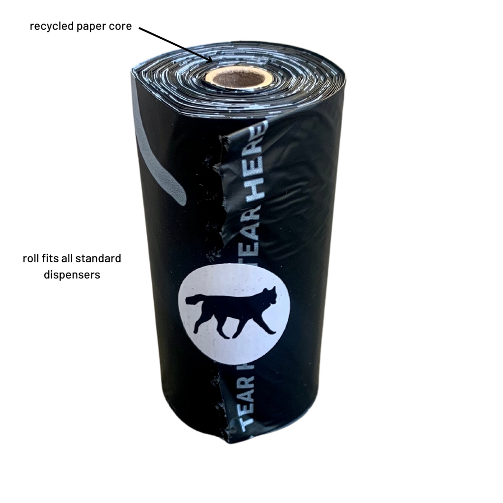 Compostable Dog Poop Bags – Plant-Based, Fits Standard Dispensers