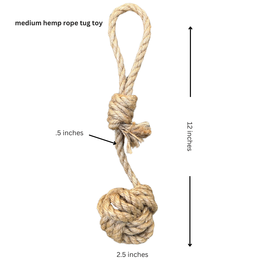 Eco-Friendly Hemp Rope Dog Pull Toy