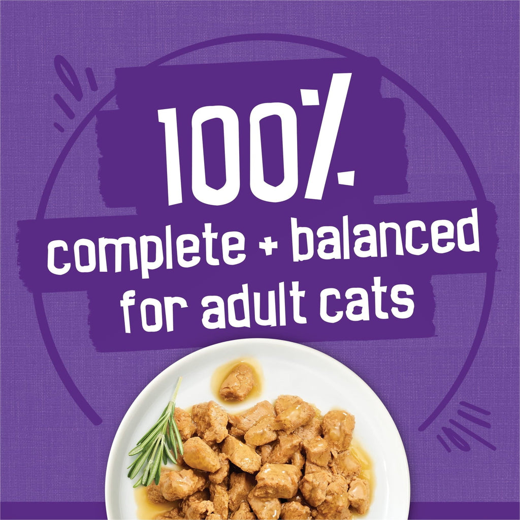 BestBy09/27 Friskies Gravy Variety Pack Meaty Bits Wet Cat Food 12 Pack 5.5oz