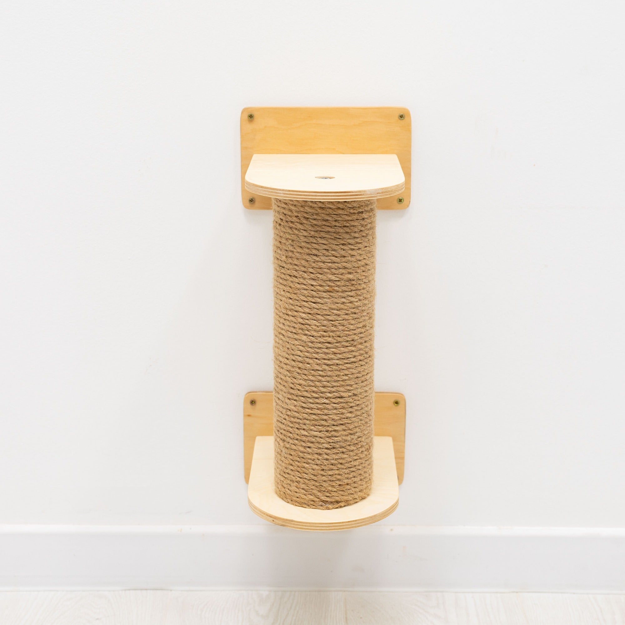 Small Cat Tree – Light, Compact Plywood & Felt for Kittens and Seniors