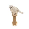 Small Cat Tree – Light, Compact Plywood & Felt for Kittens and Seniors