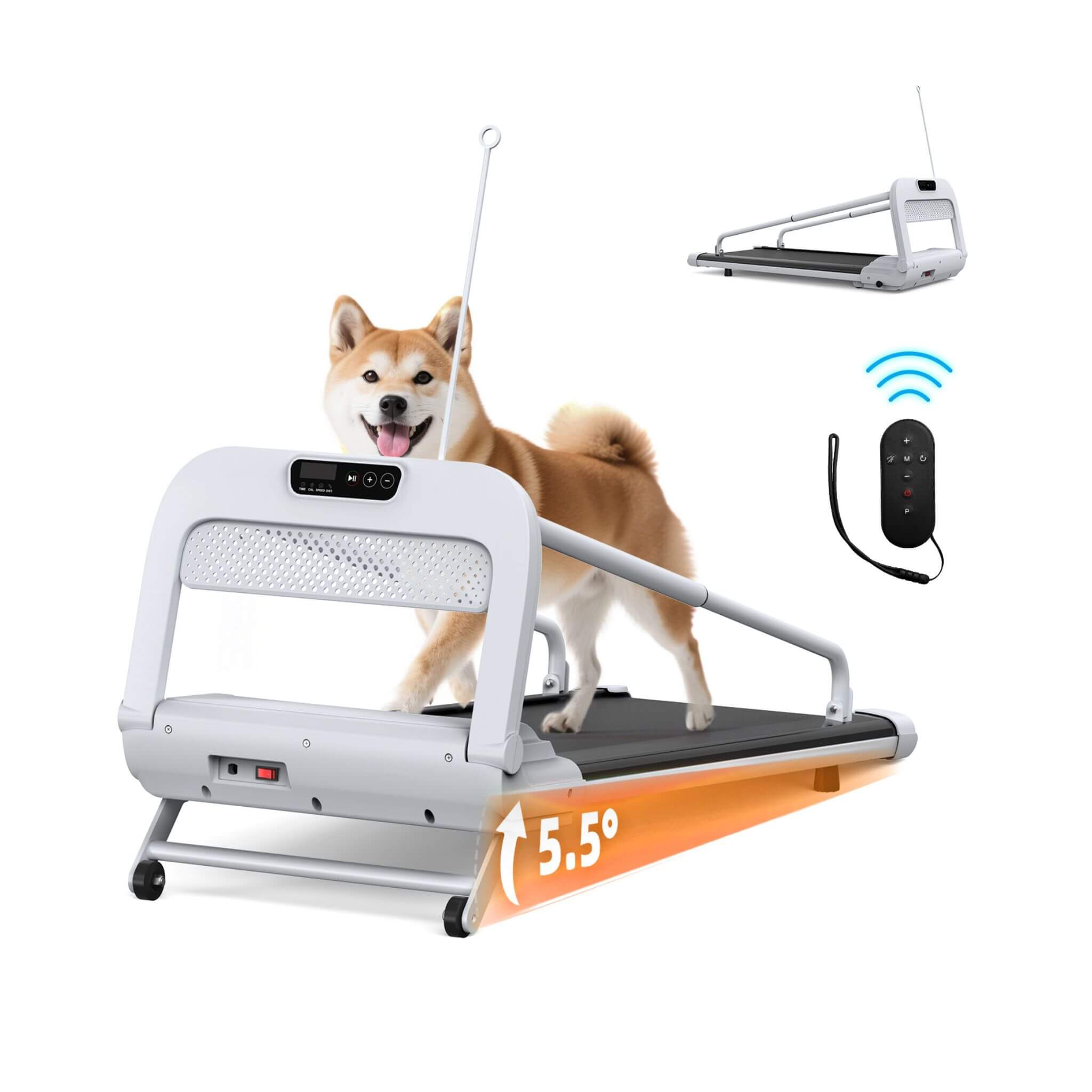 Smart Pet Treadmill for Small and Medium Dogs, Adjustable Speed