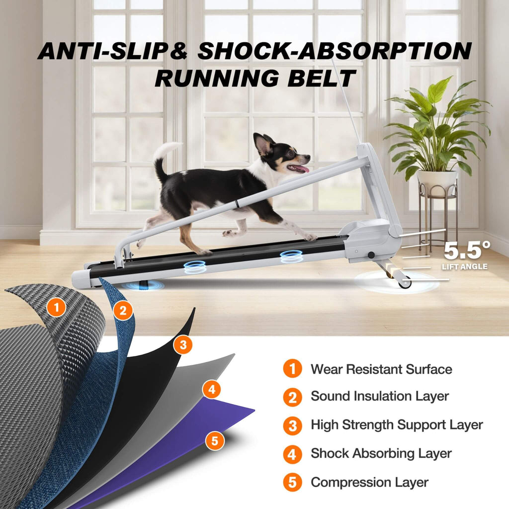 Smart Pet Treadmill for Small and Medium Dogs, Adjustable Speed