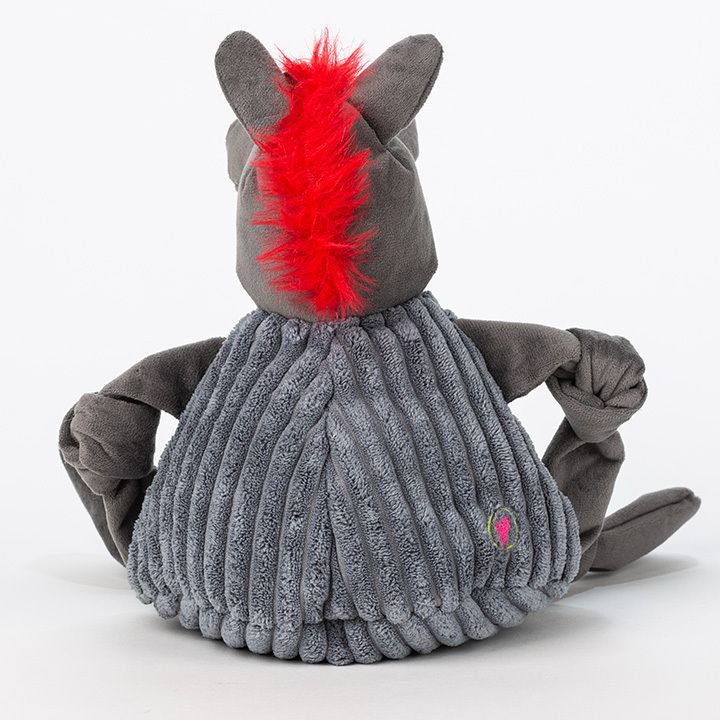 SMU Peruna Knottie Plush Dog Toy with Squeakers