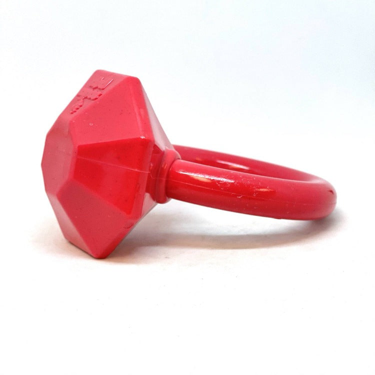 Diamond Ring Durable Nylon Teething Ring for Puppies up to 45 lbs