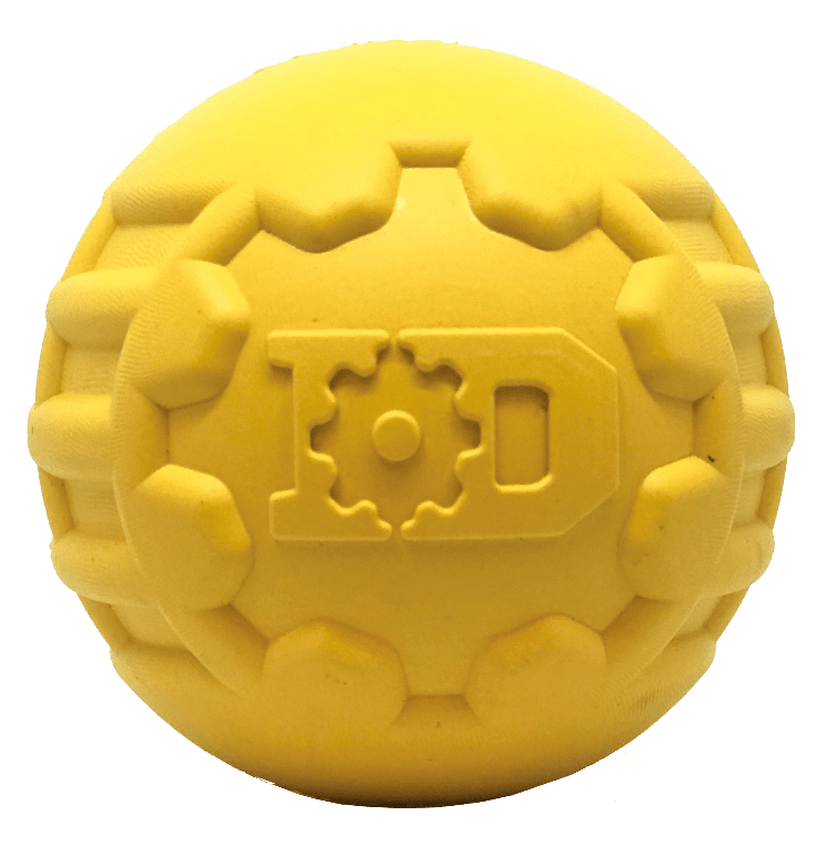 Industrial Dog Ball Ultra-Durable Rubber Chew Toy for Large Dogs