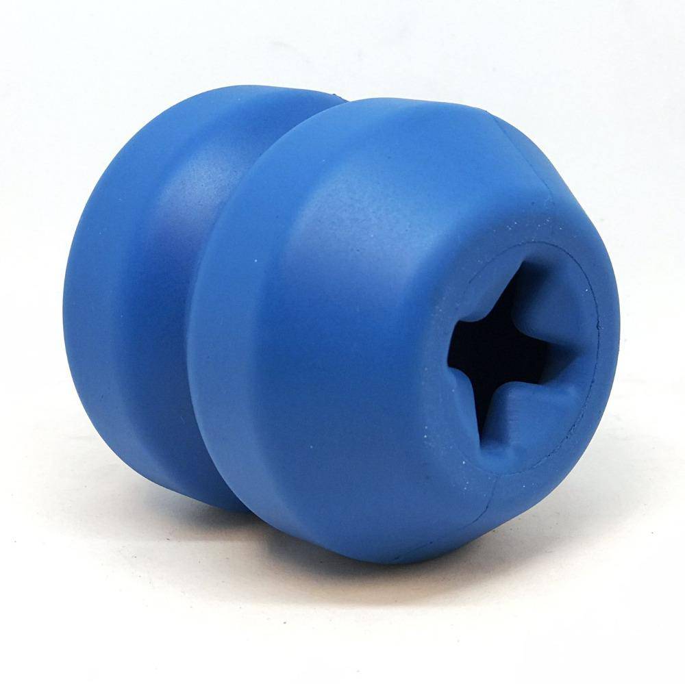 Double Trouble Durable Rubber Chew Toy & Treat Dispenser for Large Dogs
