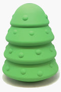 Christmas Tree Treat Dispenser for Large Dogs – Natural Rubber, Green