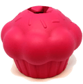 Cupcake Rubber Dog Chew Toy and Treat Dispenser
