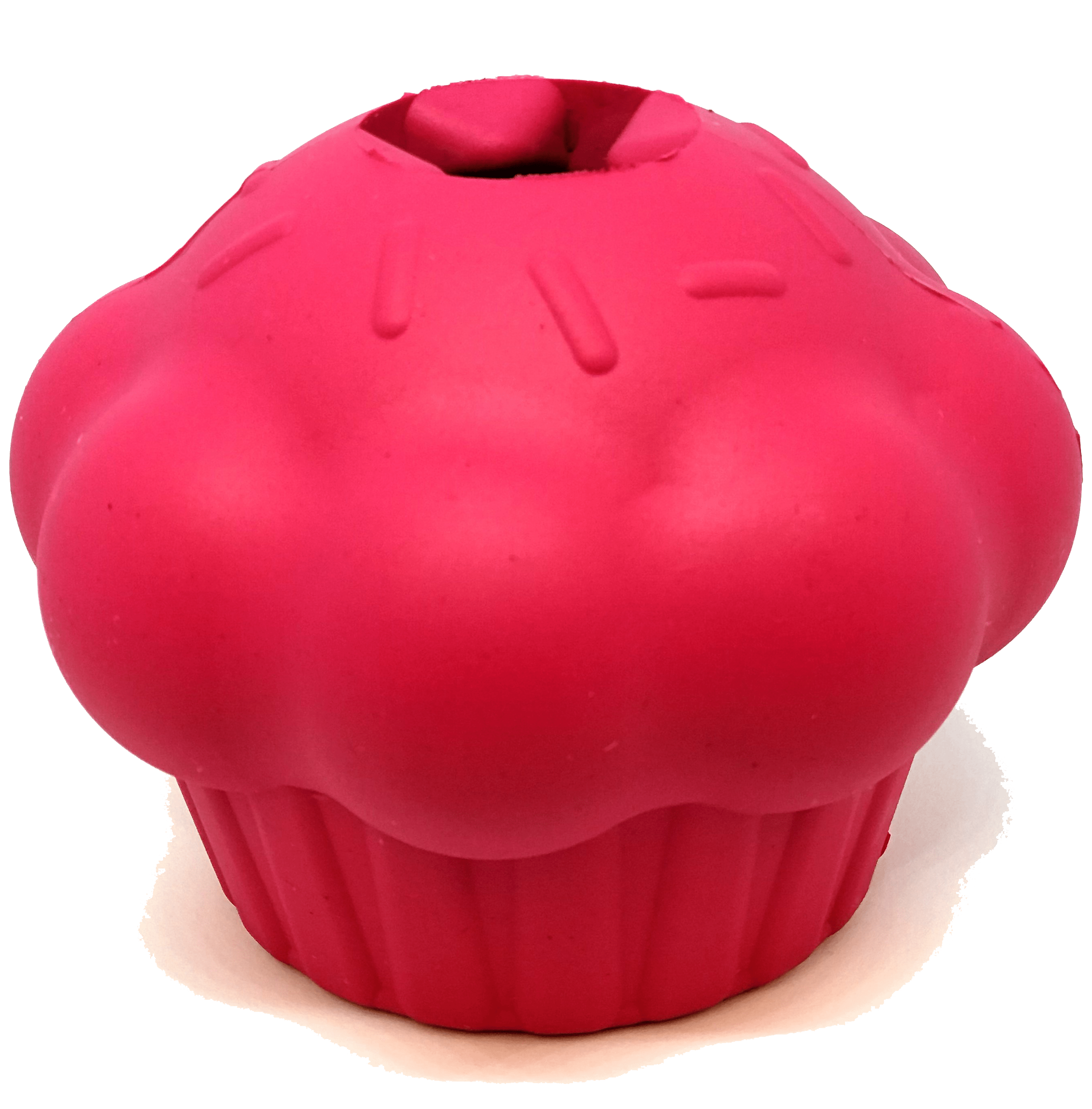 Cupcake Rubber Dog Chew Toy and Treat Dispenser