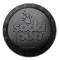 Magnum Bottle Top Flyer Large Rubber Dog Frisbee for Power Chewers