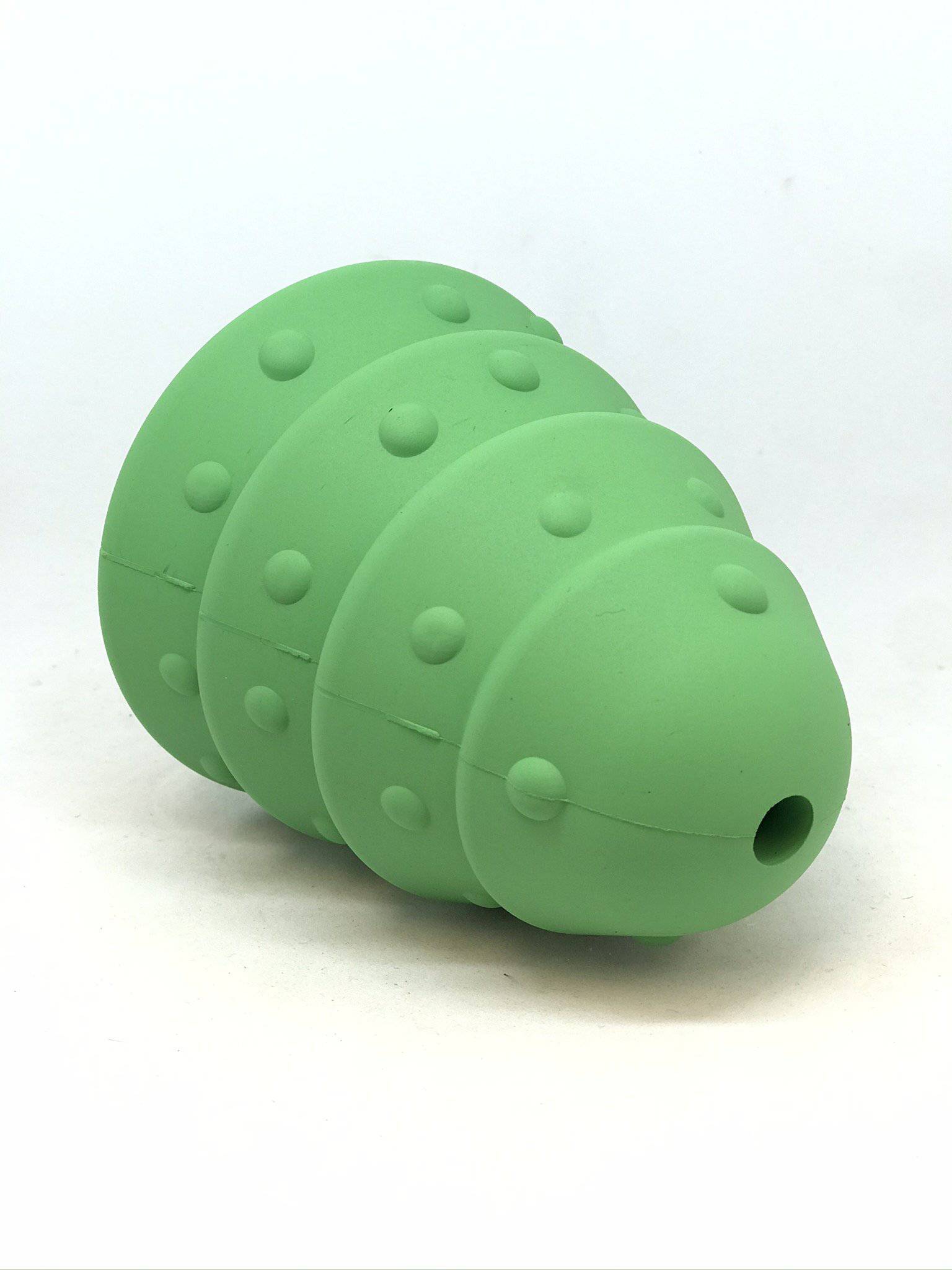 Christmas Tree Treat Dispenser for Large Dogs – Natural Rubber, Green