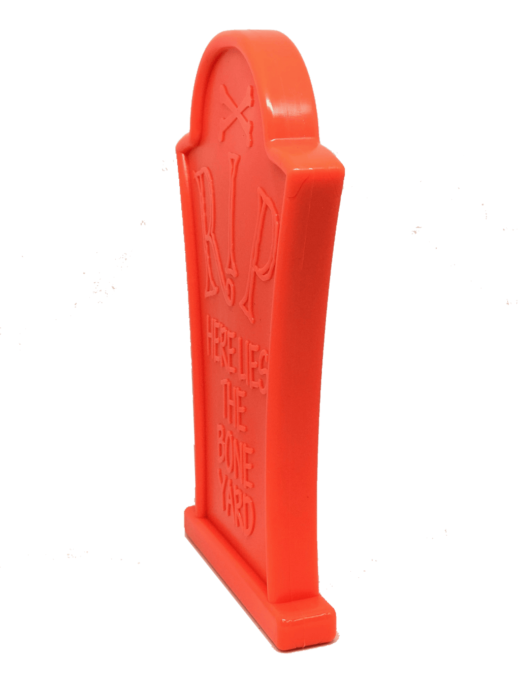 Headstone Ultra Durable Nylon Dog Chew Toy, 6.5" Orange